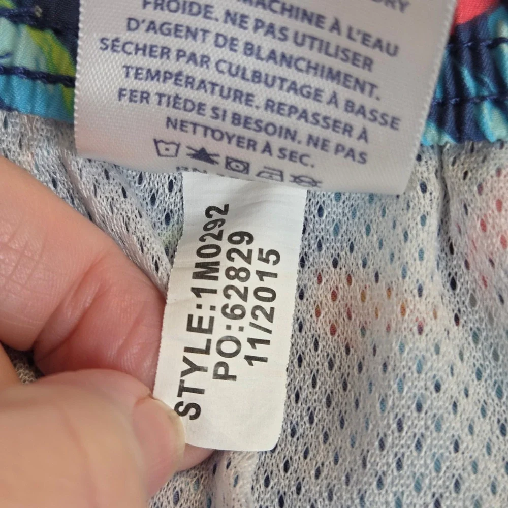 Vineyard Vines Mens‎ Bird of Paradise Floral Swim Trunks Blue Size Large
